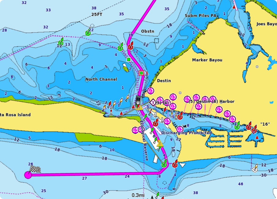 Navionics | Garmin Nautical Charts Fishing Maps Features