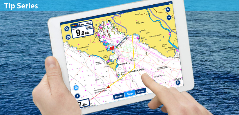 Track your day on the water with our nautical GPS app!
